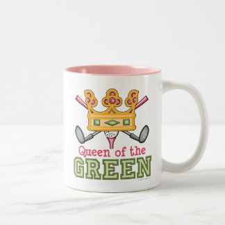 Königin der grünen Golf-Tasse Zweifarbige Tasse