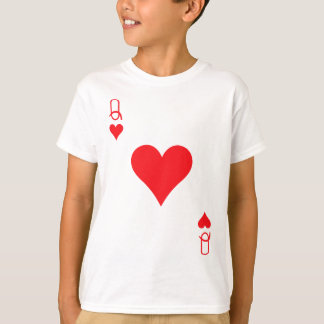 Königin der Herzen Karten Valentine Matching Coupl T-Shirt