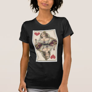 KÖNIGIN DER HERZEN - Vintager Druck ISABELLA T-Shirt