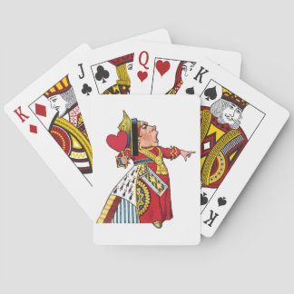 Königin der Herzen von der Alicen im Wunderland Spielkarten