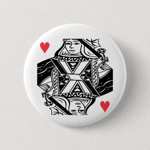 Königin der Herzschritttaste Button