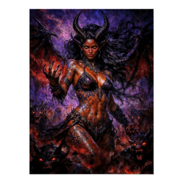 Königin der Hölle Lilith Poster (Vorderseite)