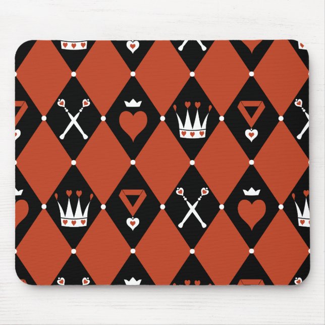 Königin der königlichen Motive Mousepad (Vorne)