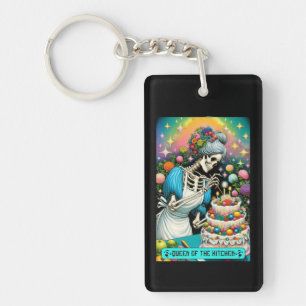 Königin der Küche Tarot Card Schlüsselanhänger