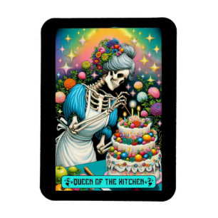 Königin der Küche Tarotkarten-Magnet Magnet