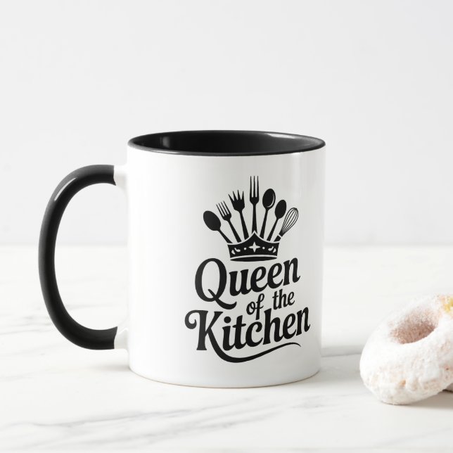Königin der Küche  Tasse (Mit Donut)