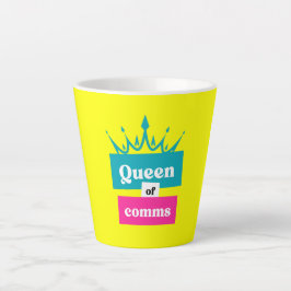 Königin der Latte-Tasse Milchtasse