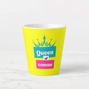 Königin der Latte-Tasse Milchtasse