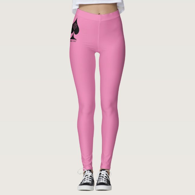 Königin der Leggings Hotwife Pink QoS Style (Vorderseite)