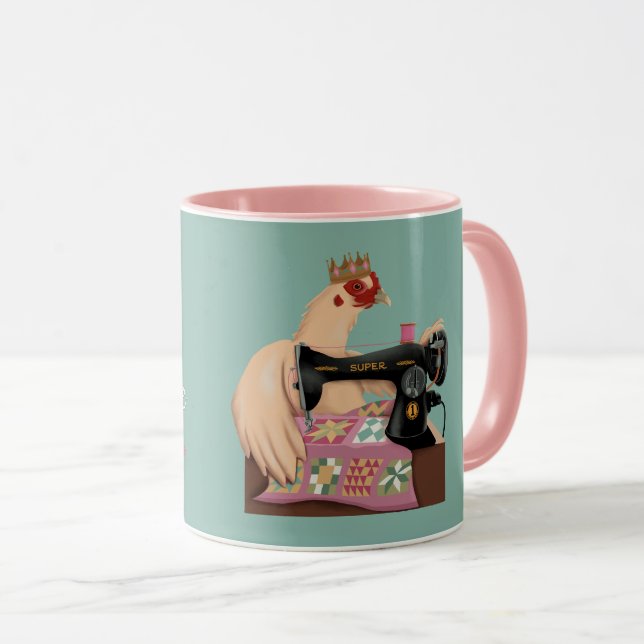 Königin der Maschine Zwei-Tonen-Tasse Tasse (VorderseiteRechts)