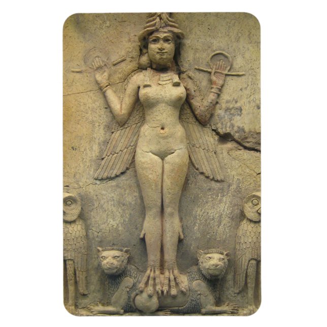 Königin der Nacht - Burney Relief Lilith Magnet (Vertikal)