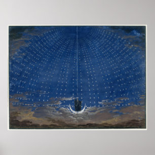 Königin der Nacht Mozart Magic Flute Zauberflöte Poster