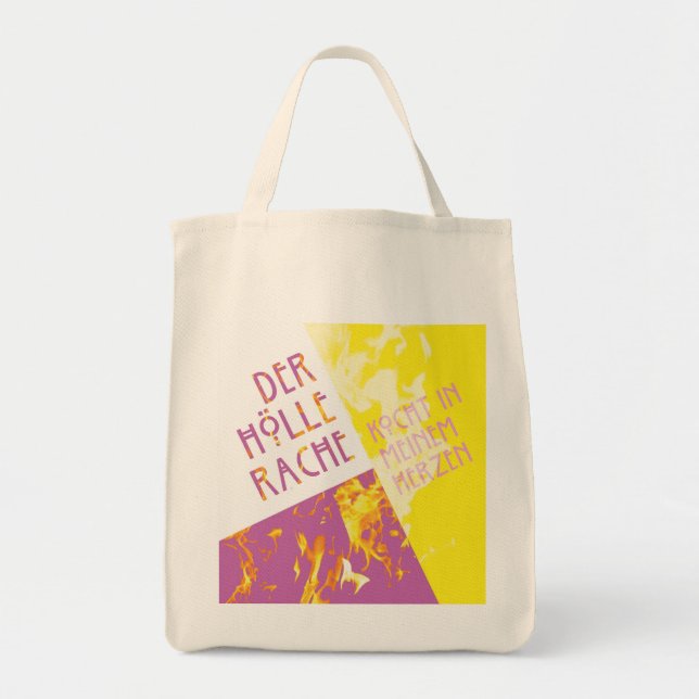 Königin der Nachteckflamme-Tasche Tragetasche (Vorne)