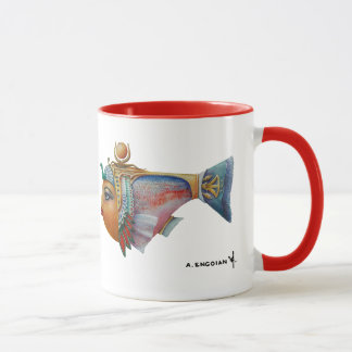 Königin der Nil-Fisch-Wecker-Tasse Tasse