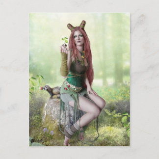 Königin der Postkarte des Frühlings