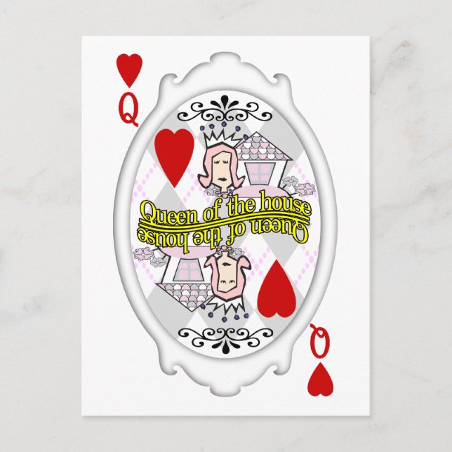 Königin der Postkarte des Hauses (Vorderseite)
