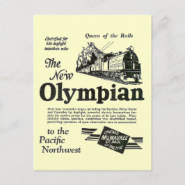 Königin der Rails - Neuer Olympiasieger 1929 Postkarte