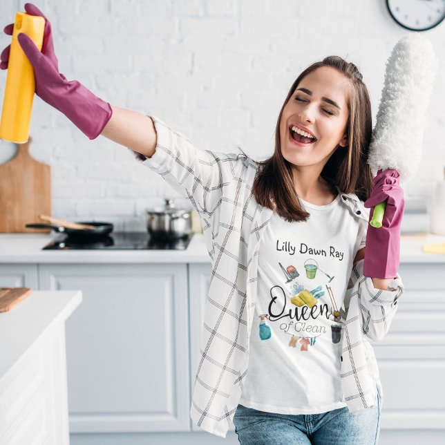 Königin der Sauberkeit T-Shirt (Von Creator hochgeladen)