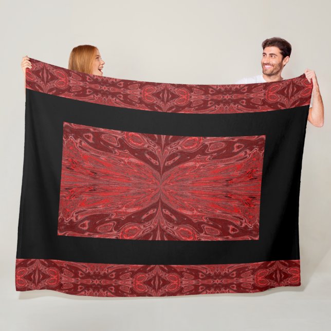 Königin der Schmetterlinge 3 Fleecedecke (Beispiel)