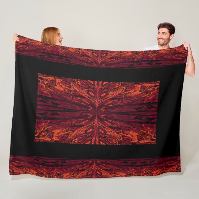 Königin der Schmetterlinge 44 Fleecedecke (Beispiel)