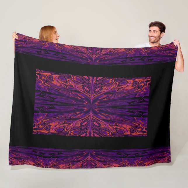 Königin der Schmetterlinge 46 Fleecedecke (Beispiel)