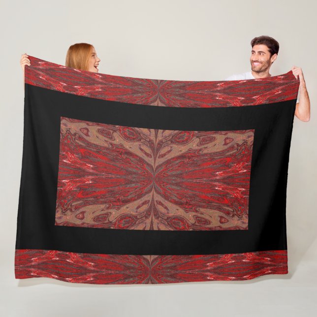 Königin der Schmetterlinge 64 Fleecedecke (Beispiel)