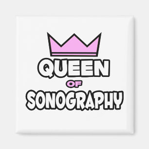 Königin der Sonographie Magnet