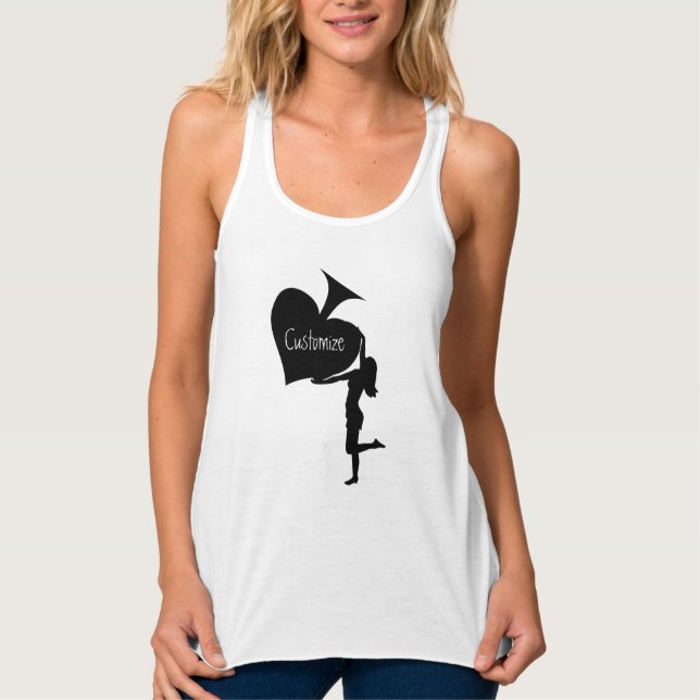 Königin der Spades Holding Black Ace Thunder_Cove  Tank Top (Vorderseite)