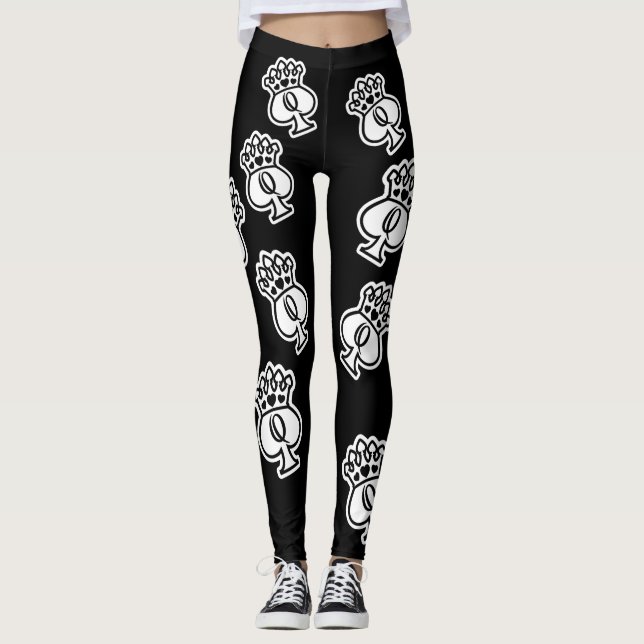 Königin der Spades Leggings (Vorderseite)