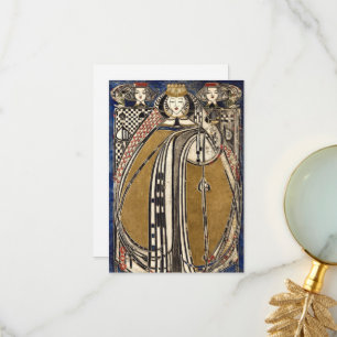 Königin der Spades von Margaret Macdonald Mackinto Dankeskarte