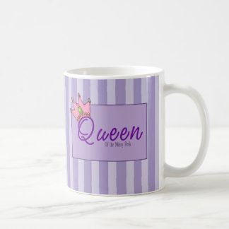 Königin der Tasse des Messy Desk