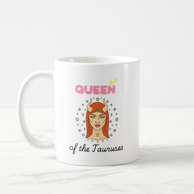 Königin der Tauren Kaffeetasse (Links)