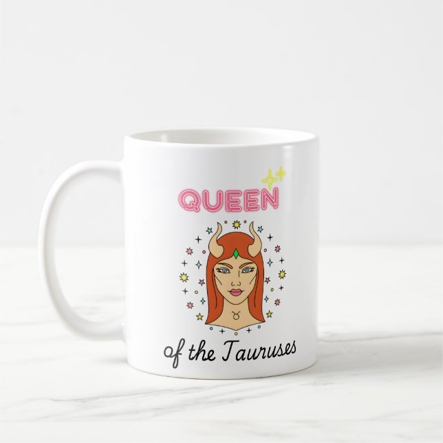 Königin der Tauren Kaffeetasse (Links)
