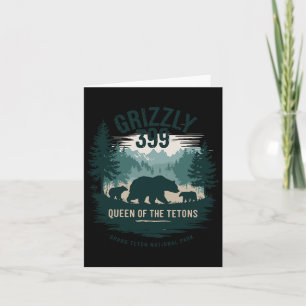 Königin der Tetons Grizzly 9 Bärenliebhaber nation Karte