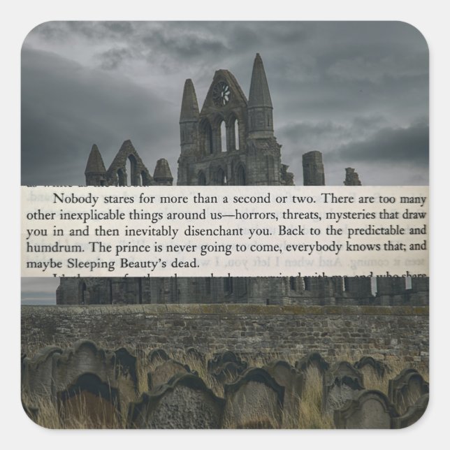 Königin der Verdammten Quadratischer Aufkleber (Vorderseite)