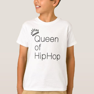 Königin des angesagten Hopfenschwarzen T-Shirt