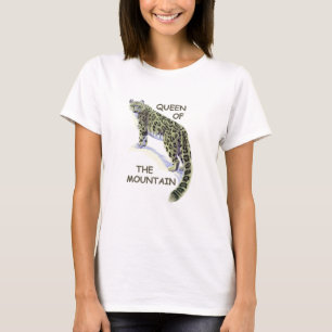 Königin des Berges - Schneeleopard T-Shirt