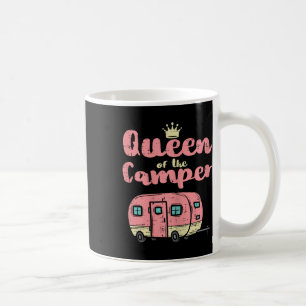 Königin des Camper Süßer Camping Van Camp Anhänger Kaffeetasse