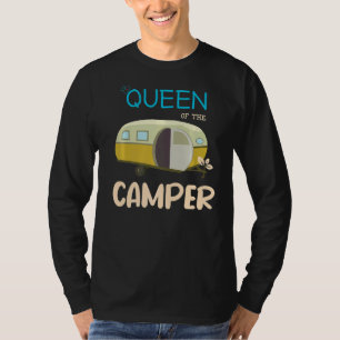 Königin des Camper Van Rv Camping Road T-Shirt