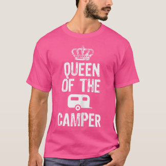 Königin des Campers Funny Camping Geschenk Weihnac T-Shirt