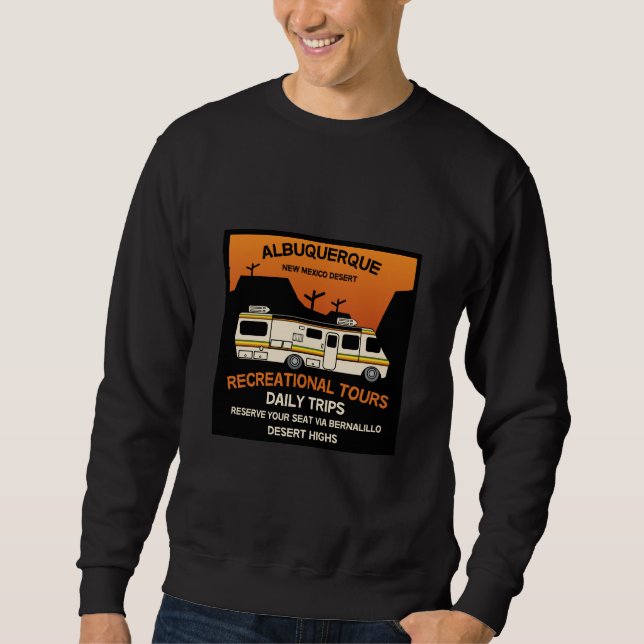 Königin des Campers - Funny Camping RV Caravan Sweatshirt (Vorderseite)
