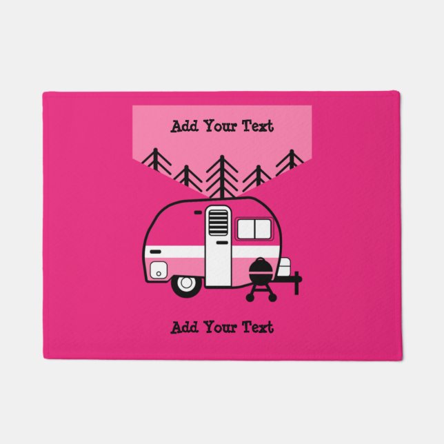 Königin des Campers - Funny Camping RV Doormat Fußmatte (Vorderseite)