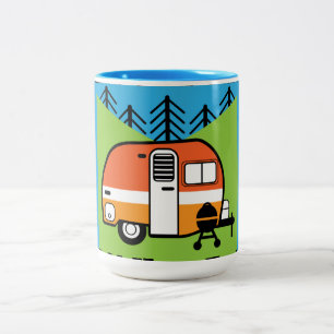 Königin des Campers - Funny Camping RV Karawane Do Zweifarbige Tasse