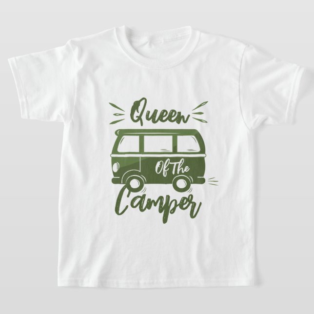 Königin des Campers, Geschenk für Camper Queen T-Shirt (Ablage )