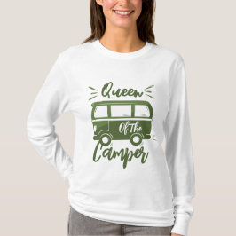 Königin des Campers, Geschenk für Camper Queen T-Shirt