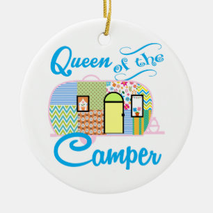 Königin des Campers Keramikornament