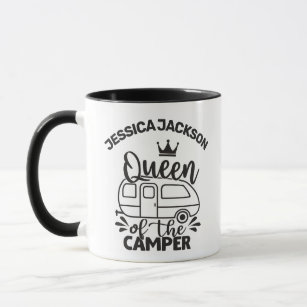 Königin des Campers mit Krone, Anhänger, individue Tasse