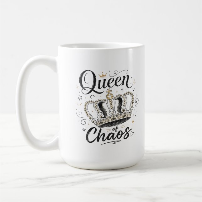 Königin des Chaos Kaffeetasse (Links)