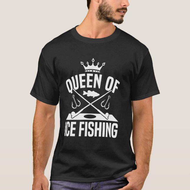 Königin des Eisfischens T-Shirt (Vorderseite)