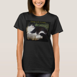 Königin des Garten-Katzen-Kleides T-Shirt